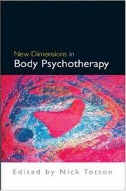 Cover of New Dimensions in Body Psychotherapy